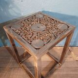 20th century steel stools / end tables