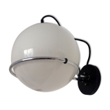 Wall lamp Raak opaline and chrome