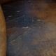Set of 2 subtle, stately and sturdy club chairs made of sheepskin