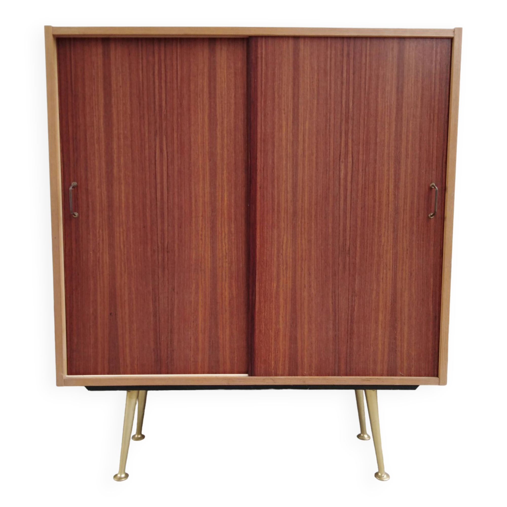Mid Century cabinet with brass legs