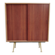 Mid Century cabinet with brass legs