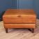 Sheepskin ottoman