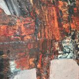 Tableau abstrait années 50