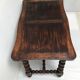 Wooden coffee table legs turned vintage
