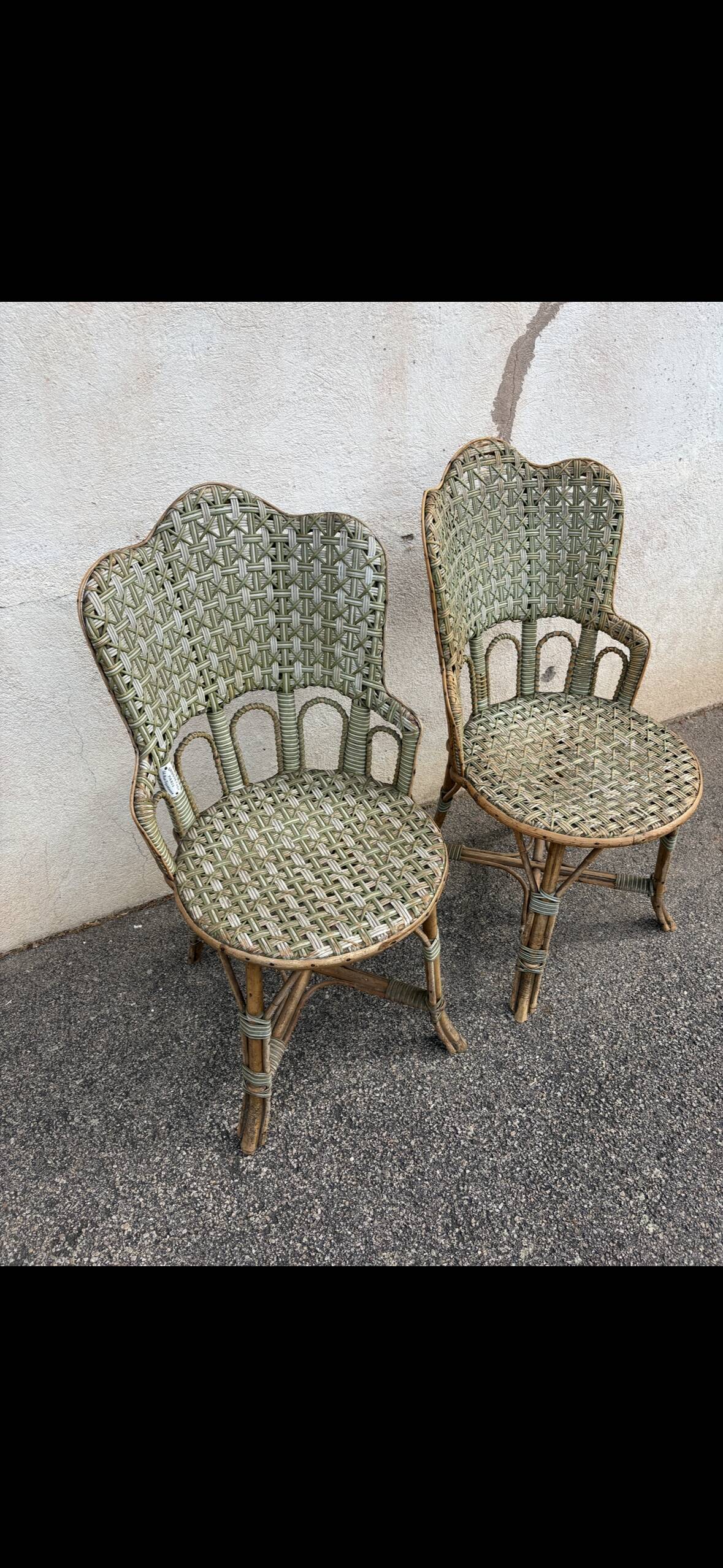 Wicker garden furniture 1920