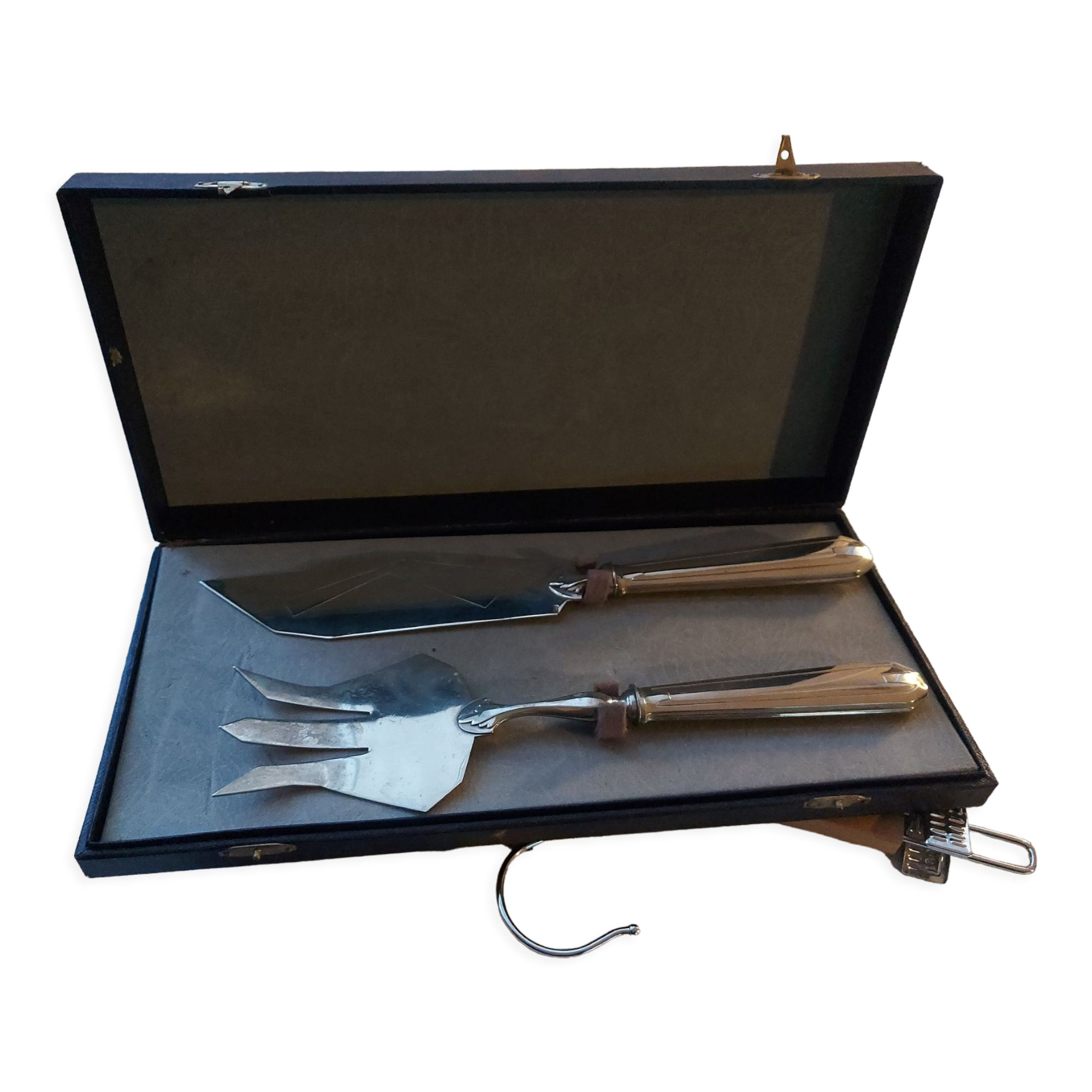 Art Deco fish service box