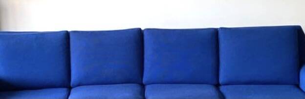 Vintage Scandinavian wool sofa