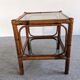 Pair of bamboo bedside tables or sofa ends from the 60s/70s