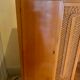 Wood cabinet and rattan 60s