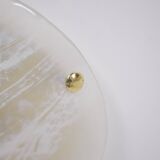 Brass and Murano ceiling light, 1970's.