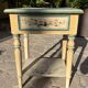 Painted wooden bedside