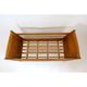 Children's bed or crib with wicker décor, 1960-1970.
