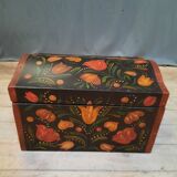 Painted chest in norman style