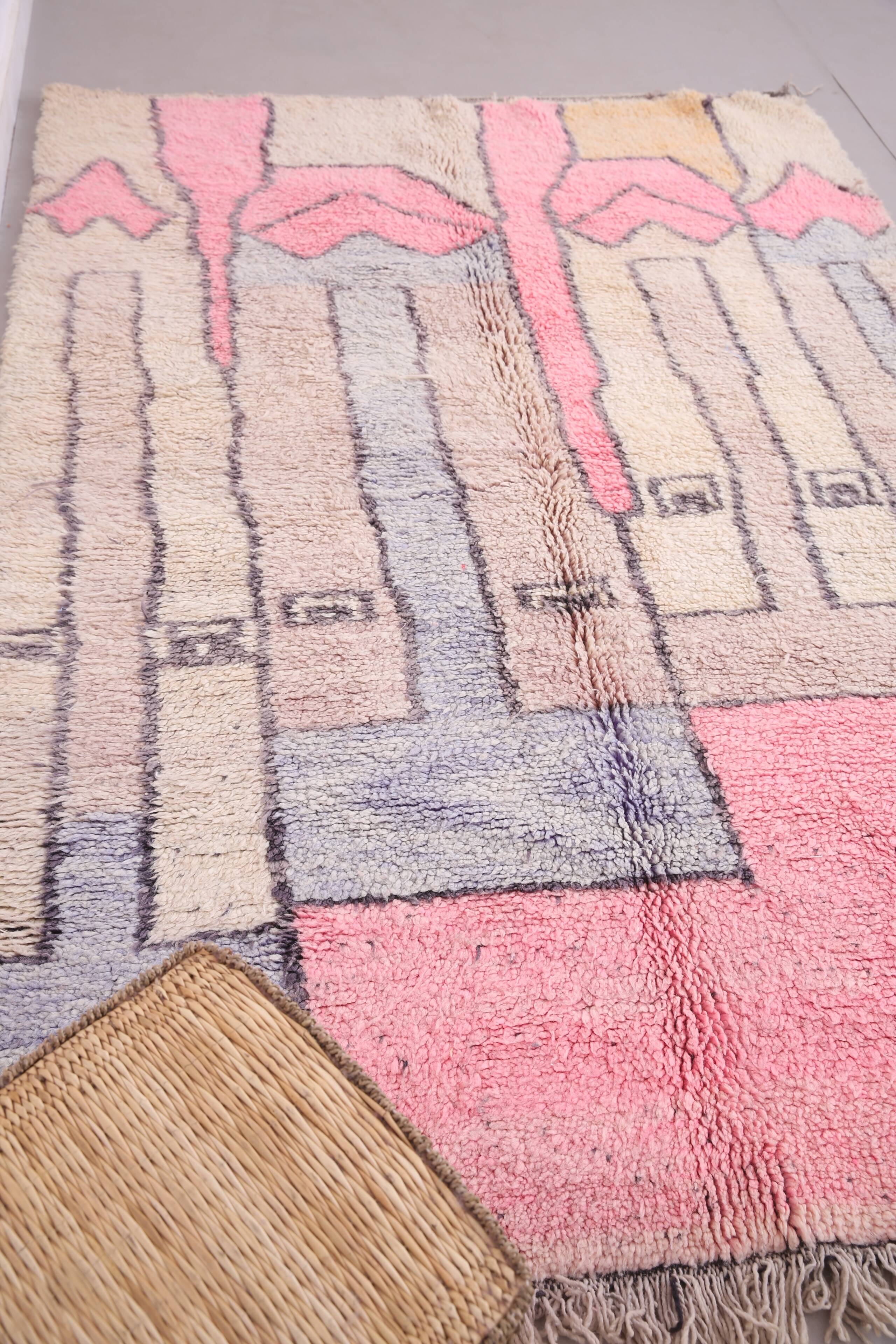 Abstract Moroccan Handmade Rug 175 x 263 cm - Colorful Berber Wool Rug