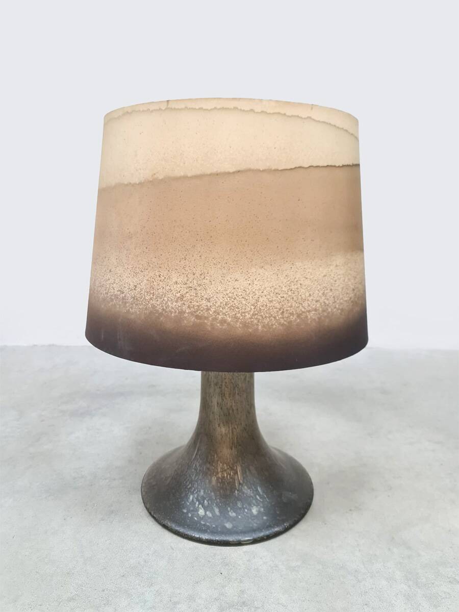 Vintage large illuminated Murano glass table lamp Peill & Putzler