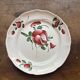 Set of 3 18th-century plates – Islettes earthenware – Hand-painted floral decoration
