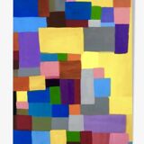 Yellow Abstract Painting