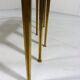 Set nesting tables in brass & glass by Deutsche Vereinigte Werkstätten