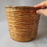 Cache pot en osier