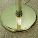 Lampadaire laiton et verre 80'