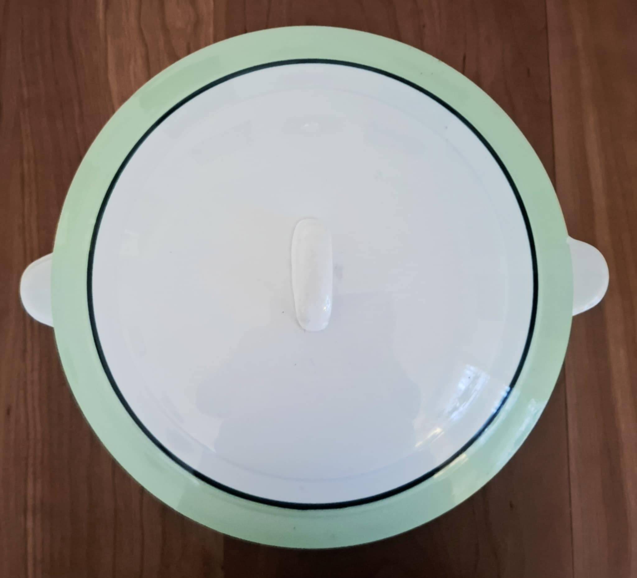 Vintage Saint Amand Faience Tureen