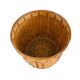 Panier tressé / cache pot vintage