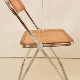4 chair set Plia by Giancarlo Piretti for Castelli