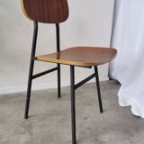 Vintage stol kamnik school chair: 1970s yugoslavia, industrial design