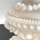 Vintage opaline glass candy dish