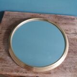 Round mirror tray