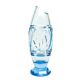 Mid-century modern vase, crystal, Czechoslovakia, 1950s
