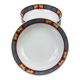 Raynaud Limoges set of 6 deep plates model Pégase 17 cm