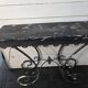 Massive wrought iron console from the 20th century.