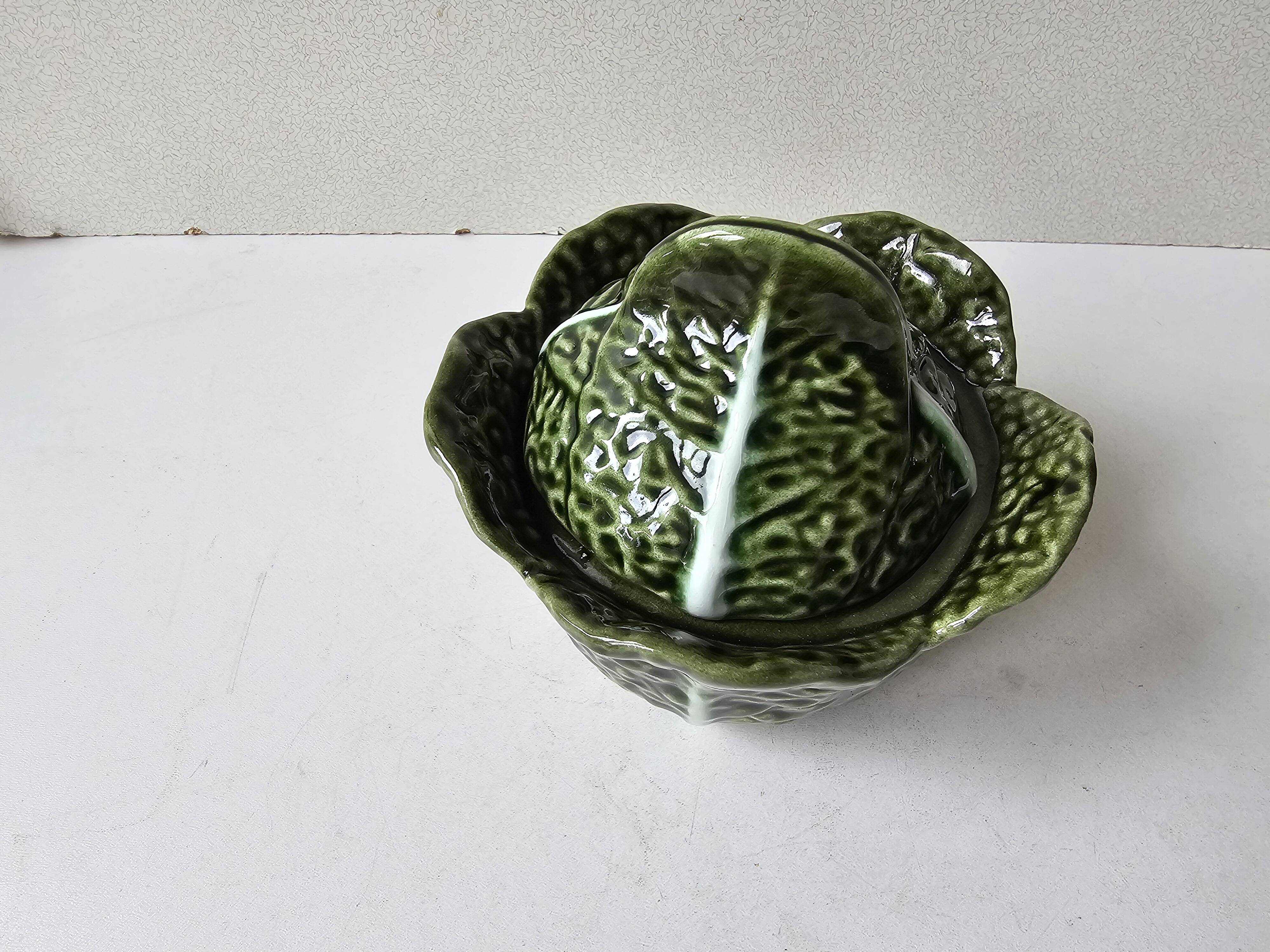 Condiment pot - Sauce boat - small cabbage soup tureen diameter 12cm