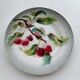 Barbotine dessert plates