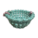 Large openwork bowl in slipware