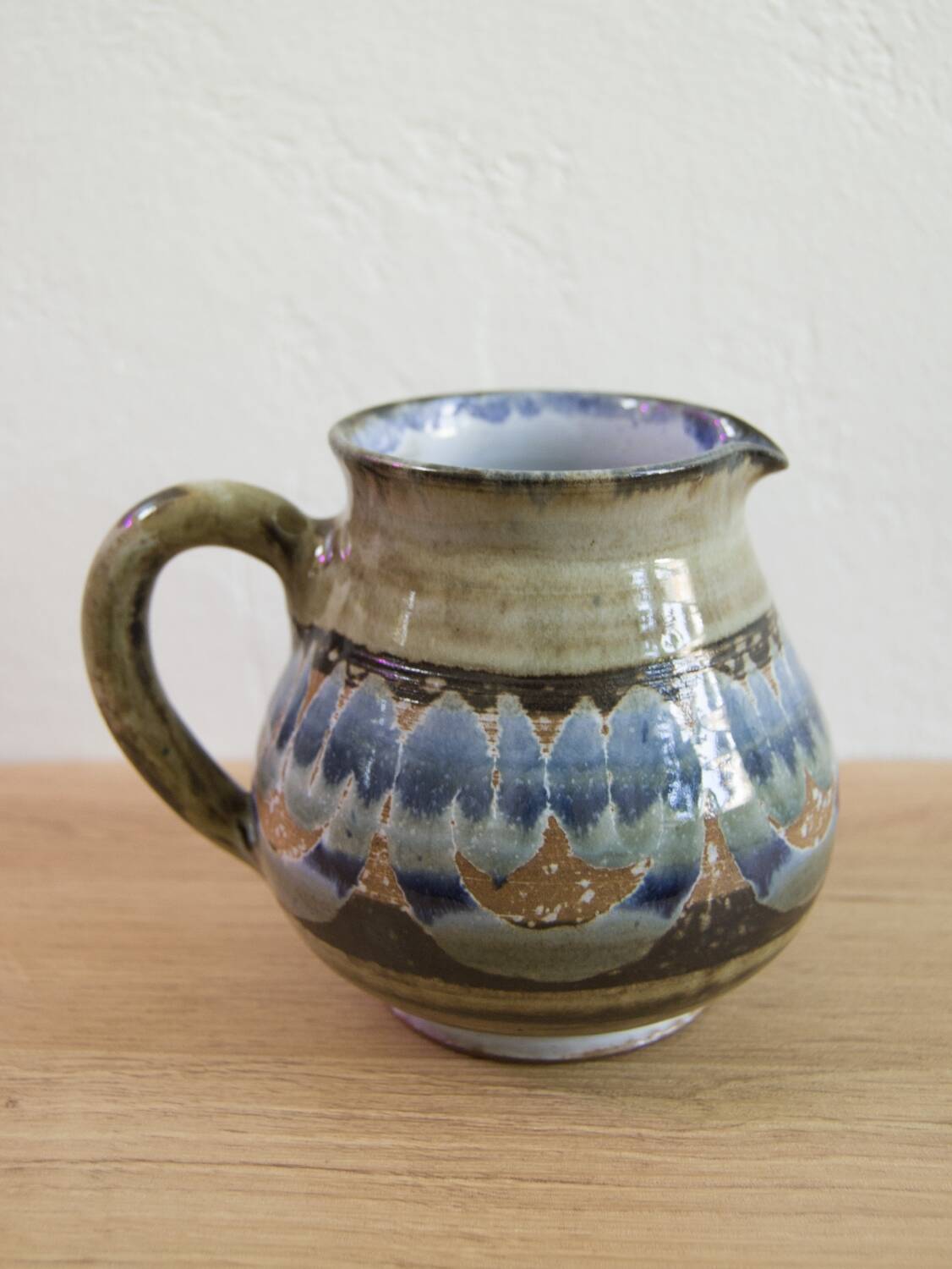 Roland Moreau Ceramic Pitcher – Tourrettes-sur-Loup, 1980s