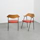 Pair of armchairs model 675 by Robin and Lucienne Day, Airborne, France, 1950s.