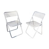 Set of two folding chairs