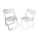 Lot de deux chaises pliantes
