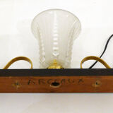 Art Deco swan table lamp