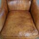 Vintage Armchair Made of Sheepskin Leather