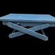 Vintage adjustable coffee table