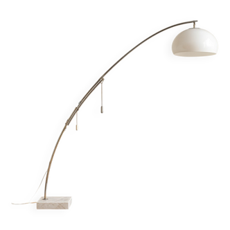 According to Goffredo Reggiani: Vintage 1970 telescopic arc floor lamp.