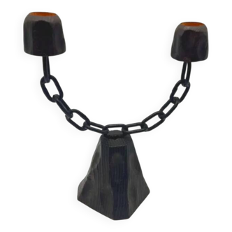 Chandelier brutaliste, 1950