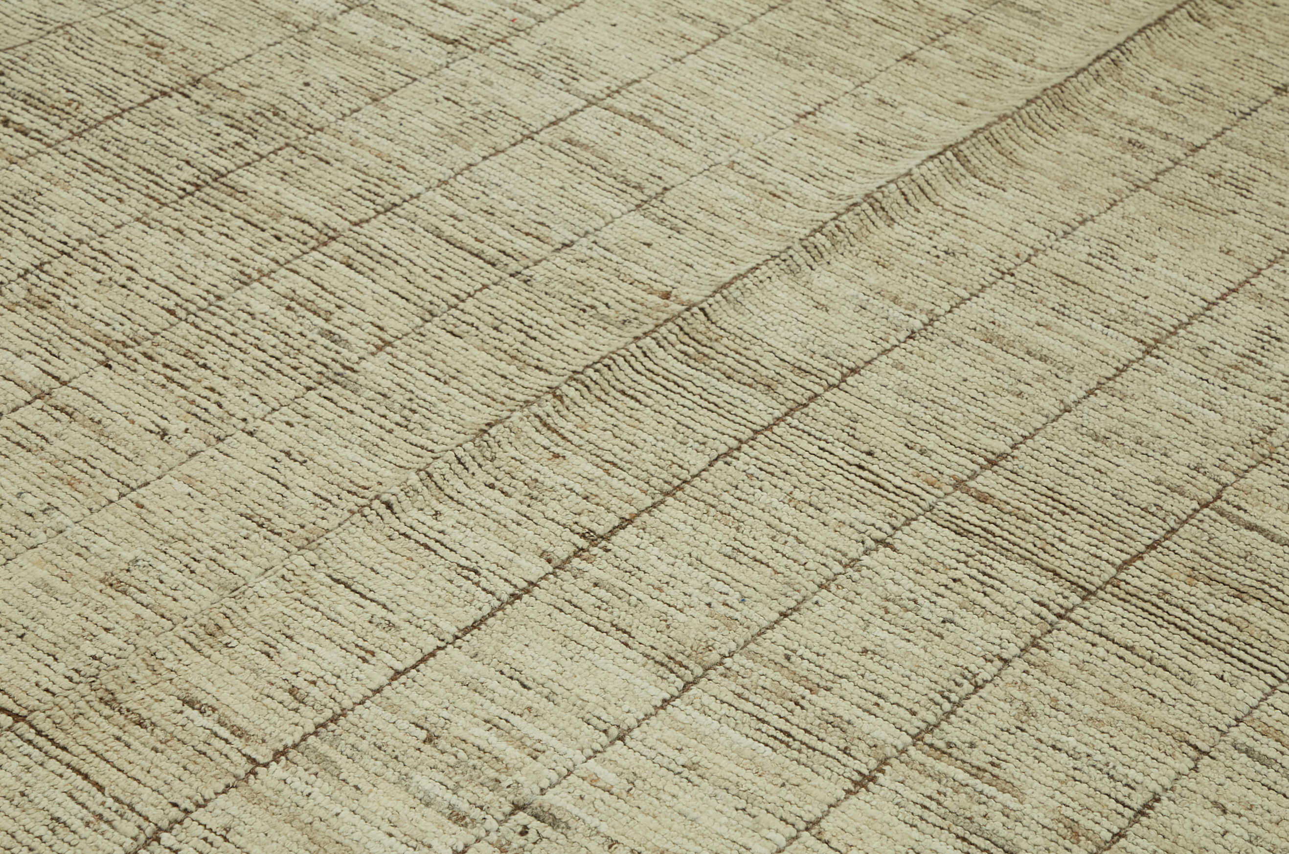 Hand-Knotted Tribal Unique 285 cm x 365 cm Beige Wool Carpet