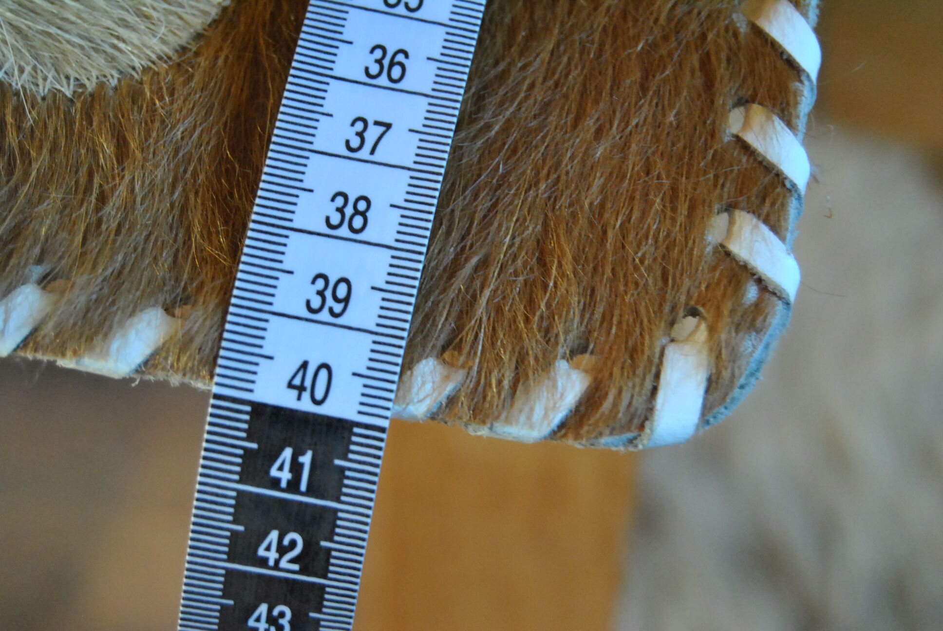 60s Cowhide Card Game Mat