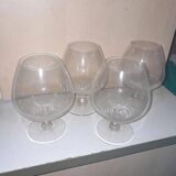 Lot de 4 verres à Cognac