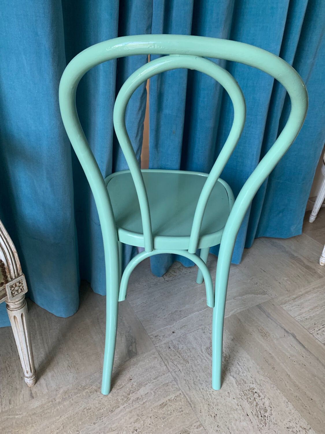 Green bistro chair