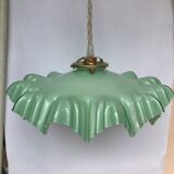 Suspension in pastel green opaline skirt